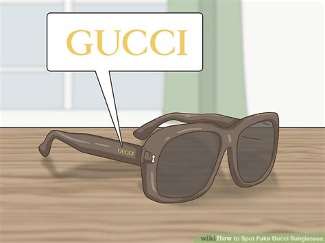 how to spot fake gucci sunglasses with pictures wikihow|3 Ways to Determine Authentic Sunglasses .